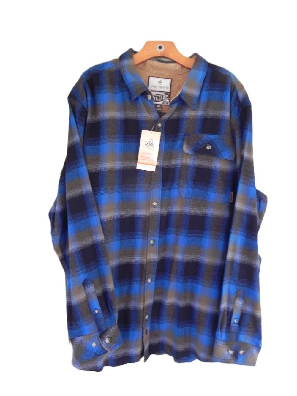 Legendary Whitetails Flannel Buck Camp Flannel 2XL